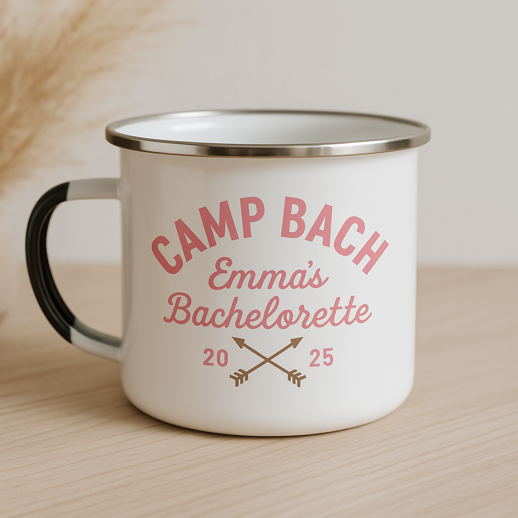 Personalized Metal Campfire Mugs
